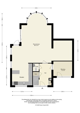 Floorplan - Leonard Bernsteinstraat 41, 1311 LN Almere