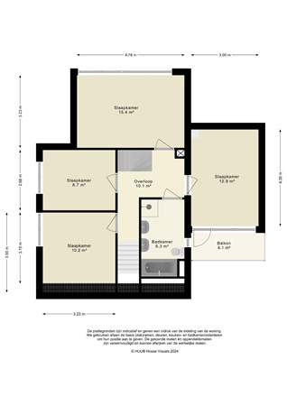 Floorplan - Leonard Bernsteinstraat 41, 1311 LN Almere