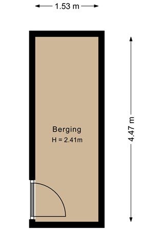 Floorplan - Noorderplassenweg 104, 1316 VV Almere