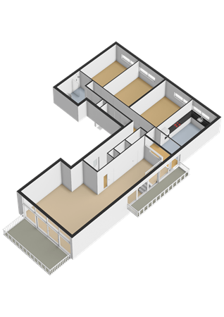 Floorplan - Noorderplassenweg 104, 1316 VV Almere