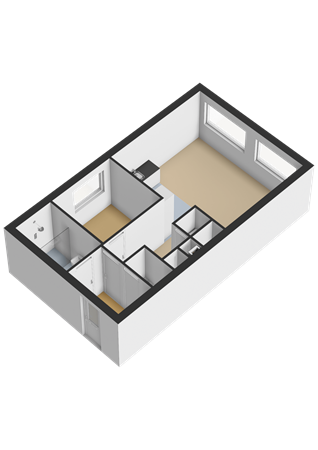 Floorplan - Poseidonsingel 55q, 1363 TR Almere