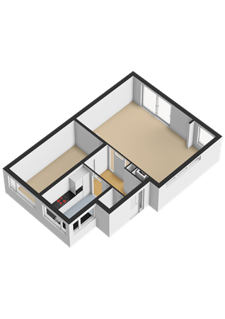 Floorplan - Fugaplantsoen 40, 1312 TH Almere