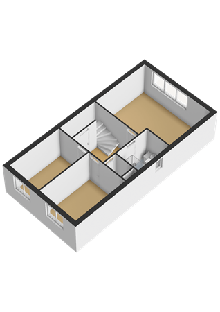 Floorplan - Fugaplantsoen 40, 1312 TH Almere