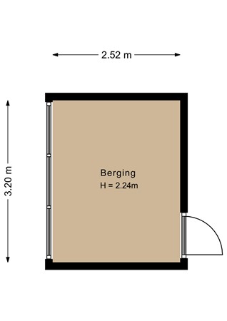 Floorplan - Fugaplantsoen 40, 1312 TH Almere