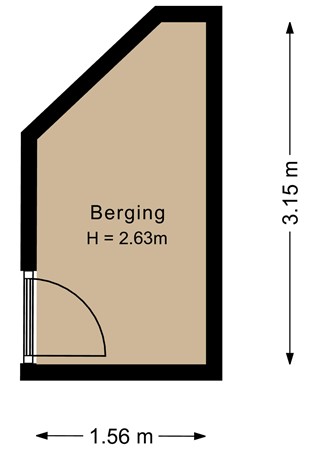 Floorplan - Voordek 34, 1034 ST Amsterdam