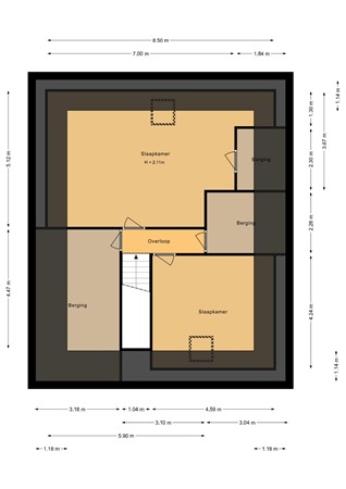 Floorplan - Schuifknoop 27, 1319 GE Almere