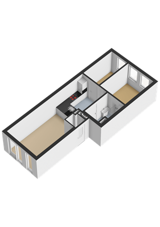 Floorplan - J.G. Waltherhof 13, 1323 BC Almere