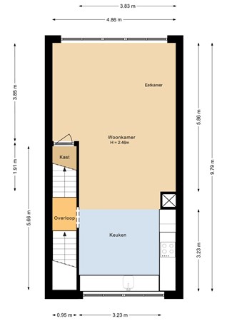 Floorplan - Laan der V.O.C. 284, 1335 TA Almere