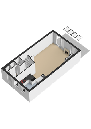 Floorplan - Tiarastraat 12, 1336 SG Almere