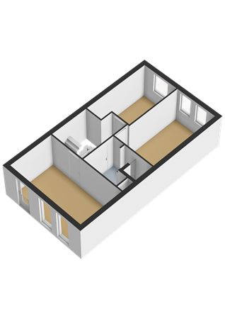 Floorplan - Tiarastraat 12, 1336 SG Almere