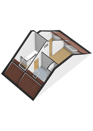 Floorplan - Tiarastraat 12, 1336 SG Almere