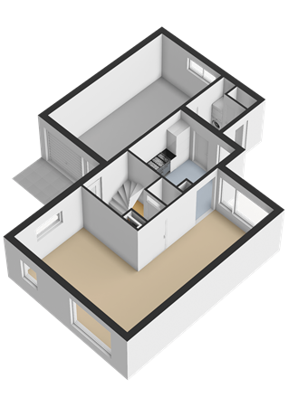 Floorplan - Brugmark 21, 1351 EB Almere