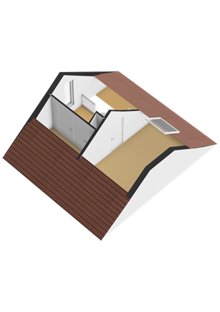 Floorplan - Brugmark 21, 1351 EB Almere