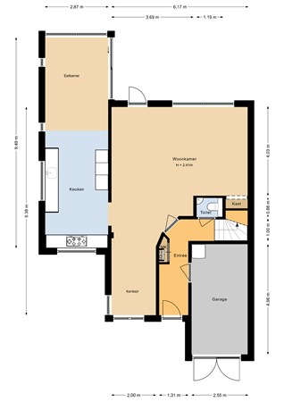 Floorplan - Capellesloot 1, 1602 HT Enkhuizen