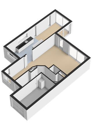 Floorplan - Capellesloot 1, 1602 HT Enkhuizen