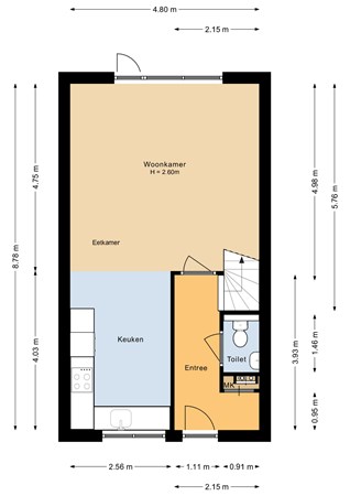 Floorplan - Anubisplantsoen 35, 1363 XM Almere