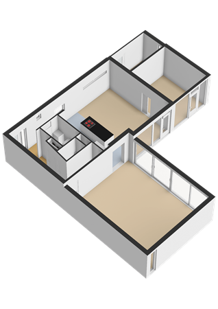 Floorplan - Hollywoodlaan 87, 1325 HP Almere