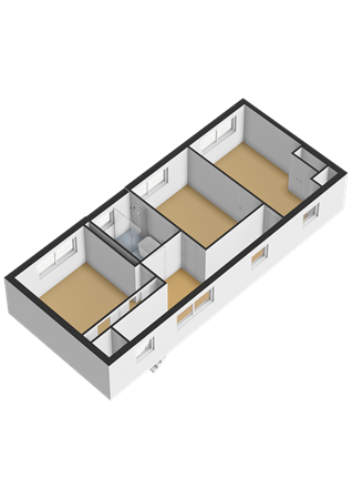 Floorplan - Hollywoodlaan 87, 1325 HP Almere