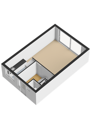 Floorplan - J.D. Zocherstraat 21, 1333 PC Almere