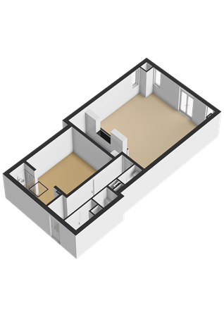 Floorplan - Kerkstraat 56c, 1354 AB Almere