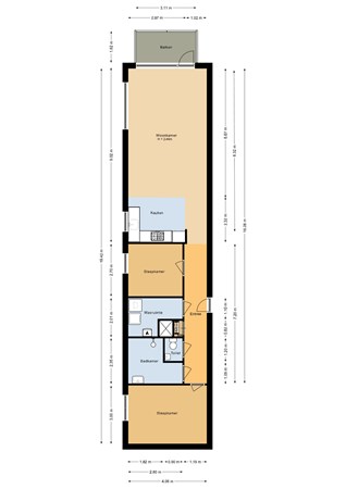 Floorplan - Blikveldweg 90, 1359 KE Almere