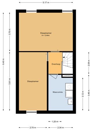 Floorplan - Azorenweg 77, 1339 VK Almere