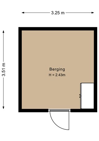 Floorplan - Azorenweg 77, 1339 VK Almere