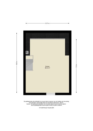 Floorplan - A. Roland Holststraat 71, 1321 TS Almere