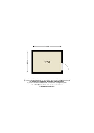 Floorplan - A. Roland Holststraat 71, 1321 TS Almere