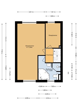 Floorplan - Lekstraat 47, 1316 PA Almere