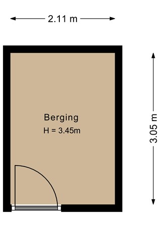 Floorplan - Spaakstraat 16, 1314 RV Almere