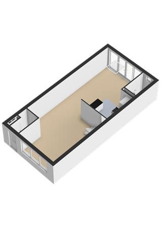 Floorplan - Spaakstraat 16, 1314 RV Almere