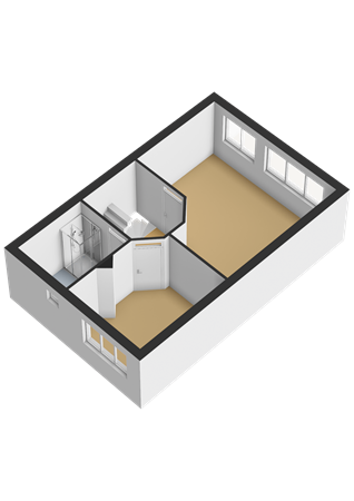 Floorplan - Sonia Gaskellstraat 17, 1326 SK Almere