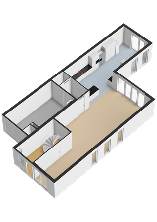 Floorplan - Jamaicastraat 49, 1339 KM Almere