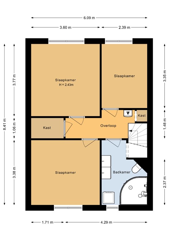 mediumsize floorplan