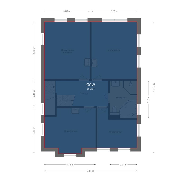mediumsize floorplan