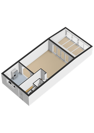 Floorplan - Mickey Mousestraat 37, 1336 ZG Almere