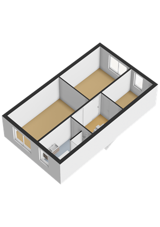 Floorplan - Mickey Mousestraat 37, 1336 ZG Almere