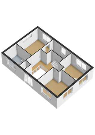 Floorplan - Ernest Shackletonstraat 14, 1363 KD Almere