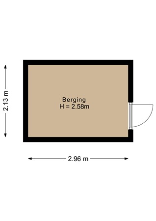 Floorplan - Gustav Hertzstraat 24, 1341 BN Almere