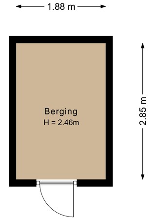 Floorplan - Veldmuisstraat 7, 1338 AK Almere