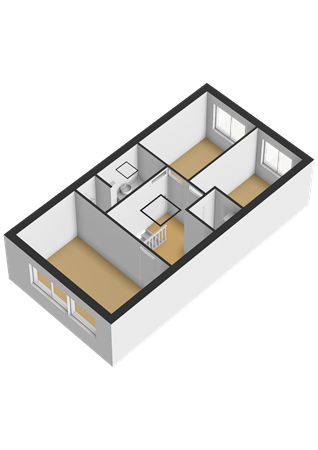Floorplan - Veldmuisstraat 7, 1338 AK Almere