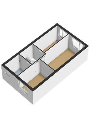 Floorplan - John Fordstraat 13, 1325 TG Almere