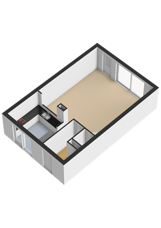 Floorplan - Lastdragerstraat 61, 1335 VB Almere