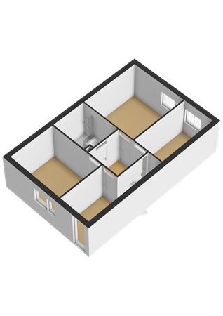 Floorplan - Lastdragerstraat 61, 1335 VB Almere