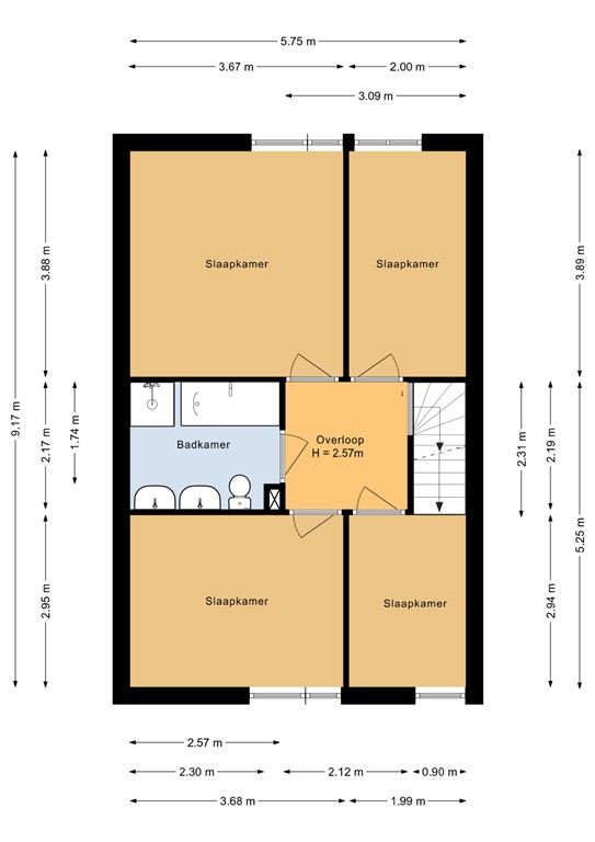 mediumsize floorplan