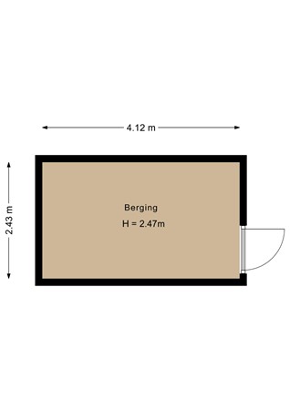 Floorplan - Lastdragerstraat 61, 1335 VB Almere