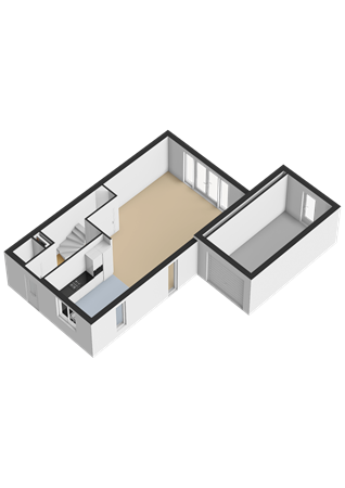 Floorplan - Parnassialaan 152, 8245 HD Lelystad