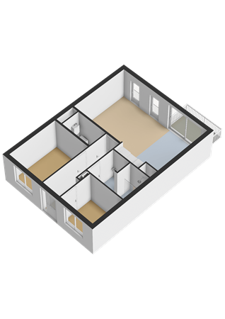 Floorplan - Sumatraweg 77, 1335 JM Almere