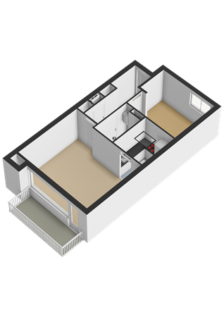 Floorplan - Neringpassage 330, 8224 JE Lelystad